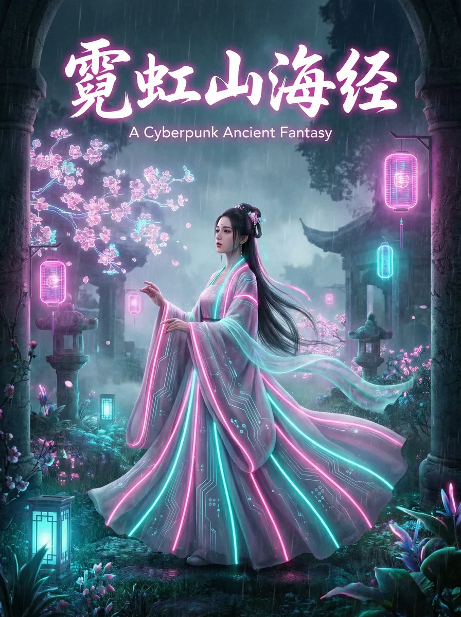 电视剧太平公主 古风奇缘短剧 - 霓虹山海经海报